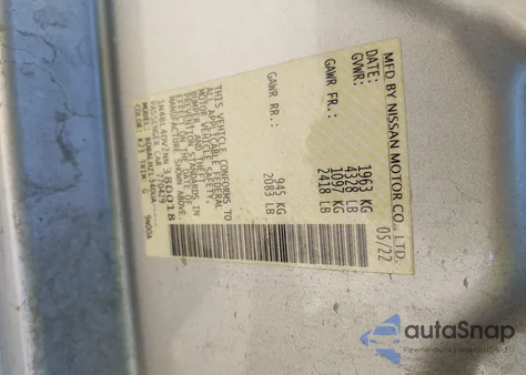 2022 Nissan Altima Sv Fwd z USA, uszkodzony, nr VIN 1N4BL4DV2NN380018